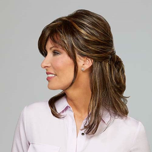 Glamour | Mane Attraction | Synthetic Wig | Side View