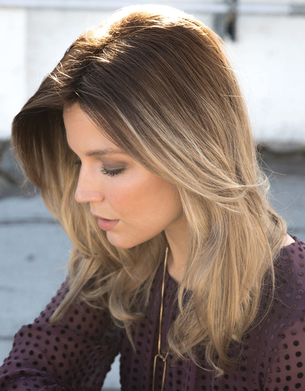 Long Top by Rene of Paris Wigs Front View