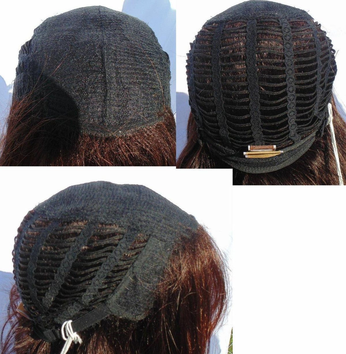 Jackson Wig by Noriko - Machine Made Mid-Length Synthetic Chocolate Swirl
