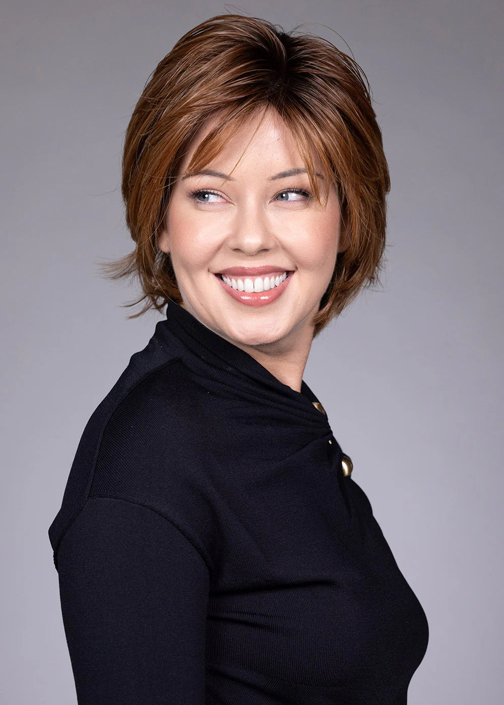 Andrews Wig by Belle Tress | Layered Bob Double Mono Heat Friendly Synthetic