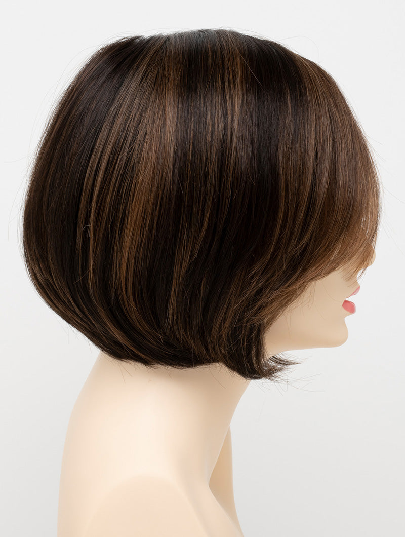 Abbey | Envy | Lace Front Mono Top Hand-Tied | Short Bob | Human Hair Blend