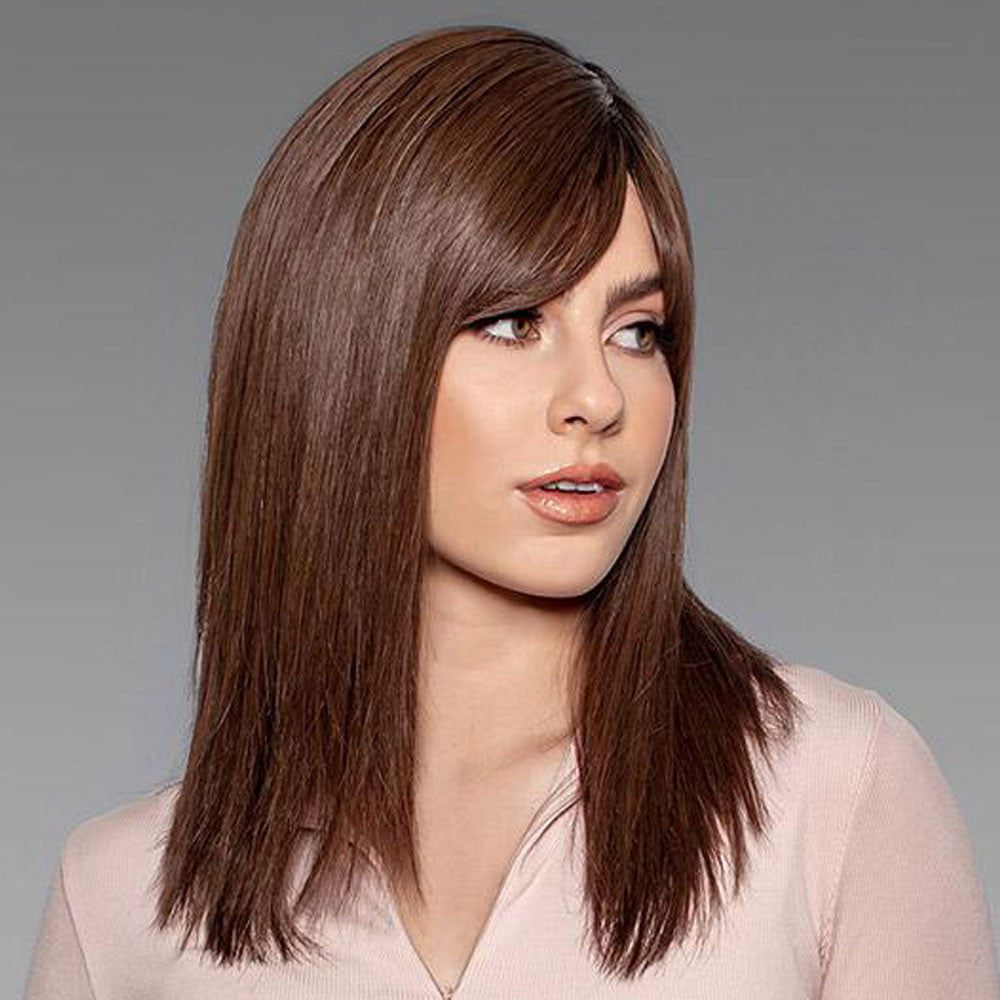 Adelle II Hand-Tied | 101 | Wig Pro | Human Hair Mono-top - Front View 2