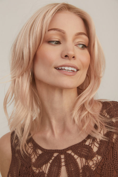 Alicia | Orchid | Front View | Snowy Peach-R