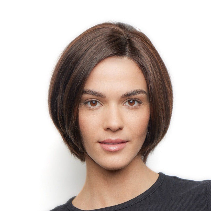 Alina Orchid Wigs | Human Hair | Lace Front Monotop -front view