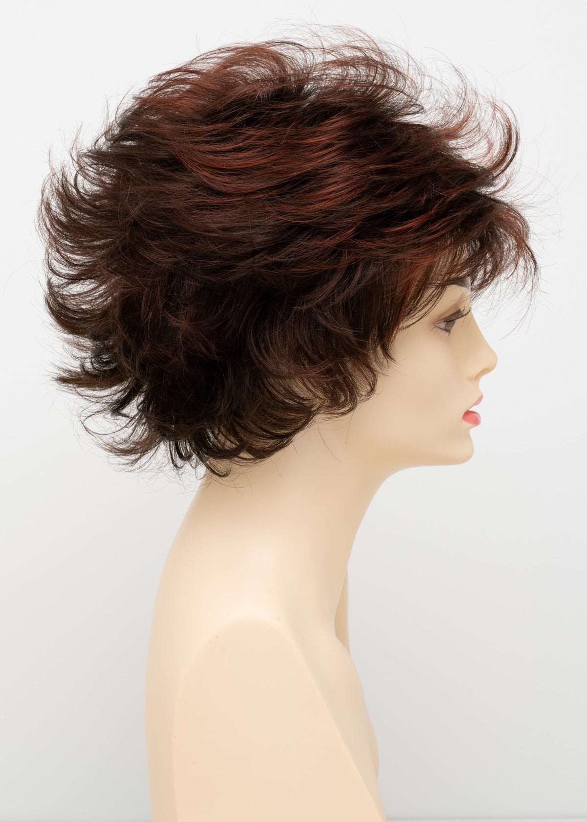 Alyssa | Envy | Open Top | Short/Medium Layered Shag | Synthetic