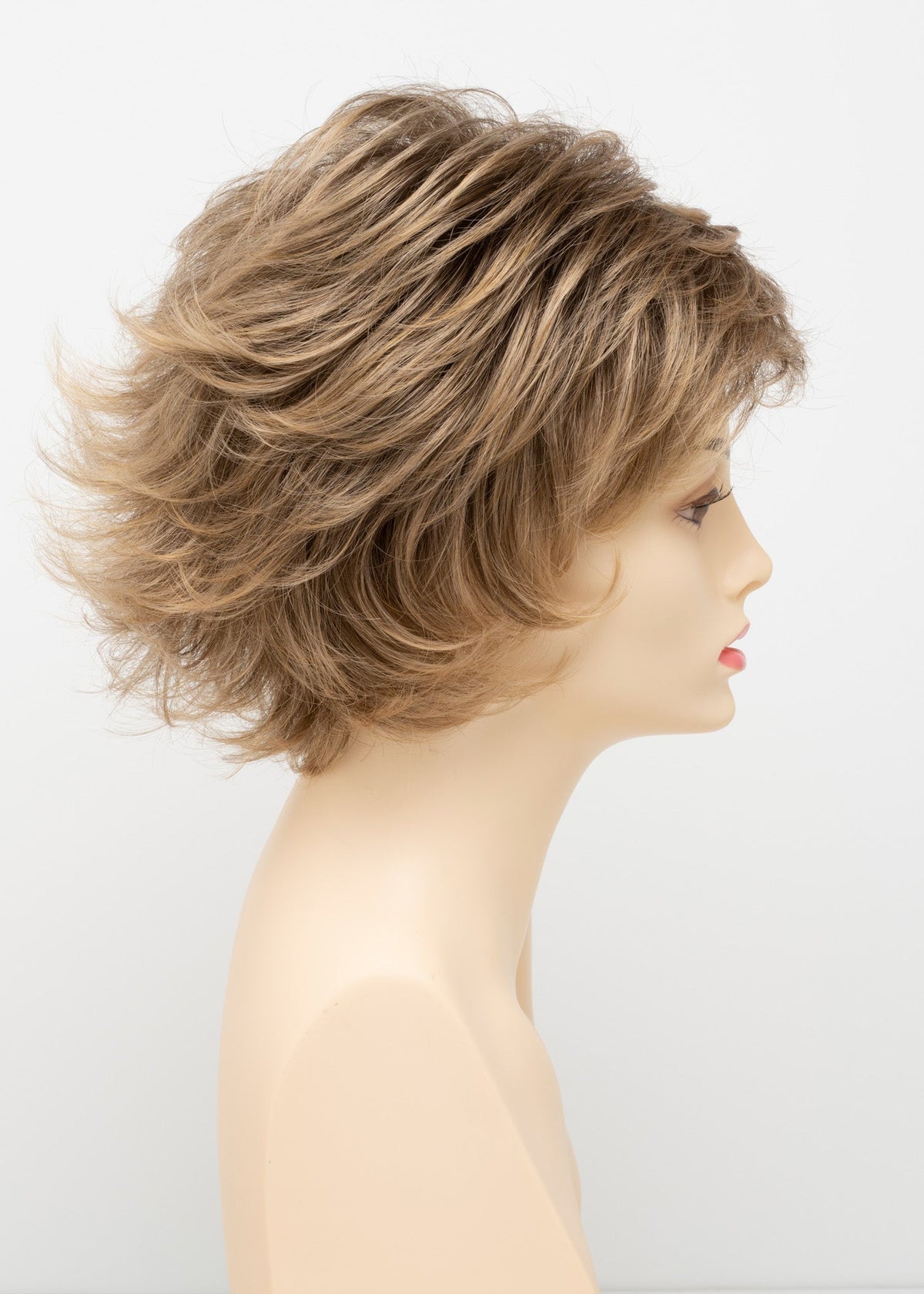Alyssa | Envy | Open Top | Short/Medium Layered Shag | Synthetic