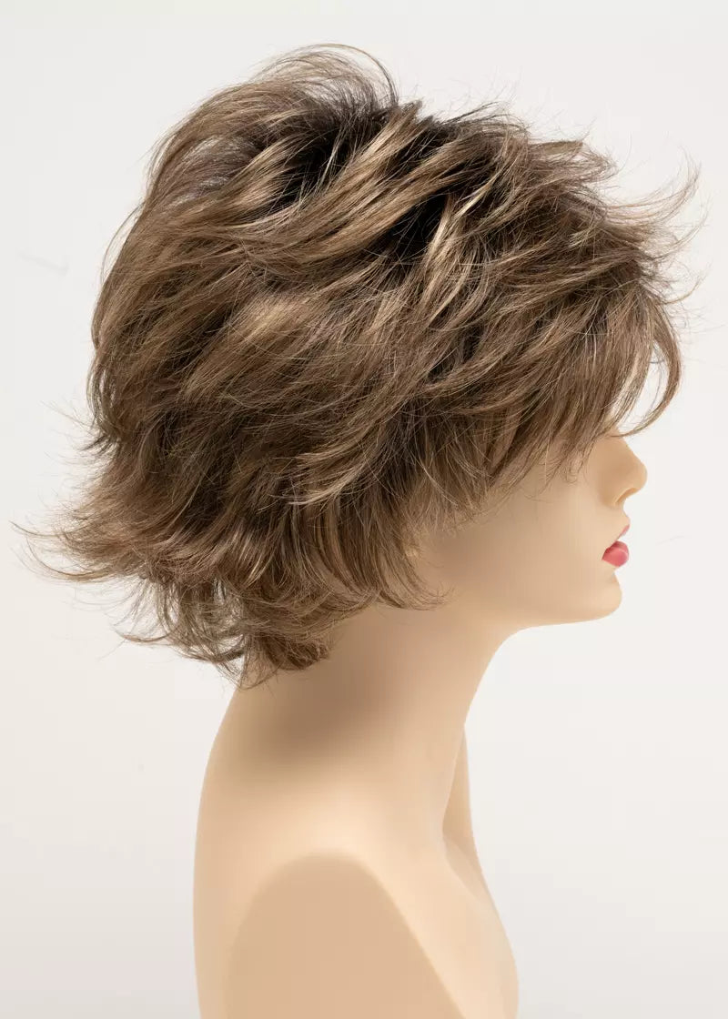 Alyssa | Envy | Open Top | Short/Medium Layered Shag | Synthetic