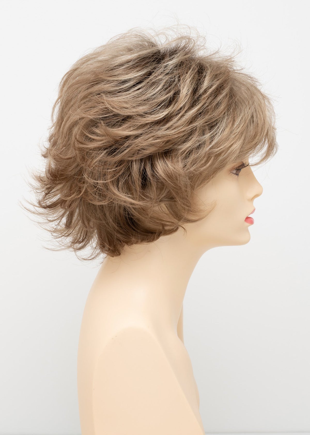 Alyssa | Envy | Open Top | Short/Medium Layered Shag | Synthetic