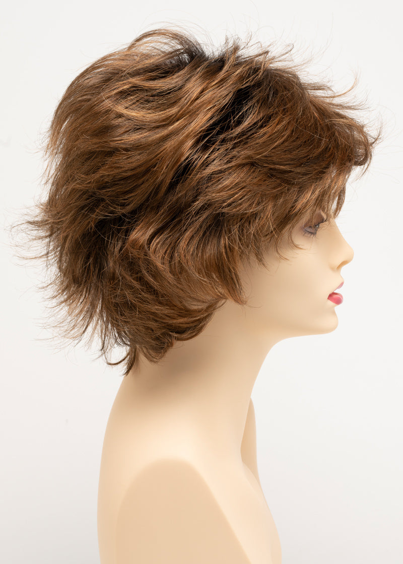Alyssa | Envy | Open Top | Short/Medium Layered Shag | Synthetic