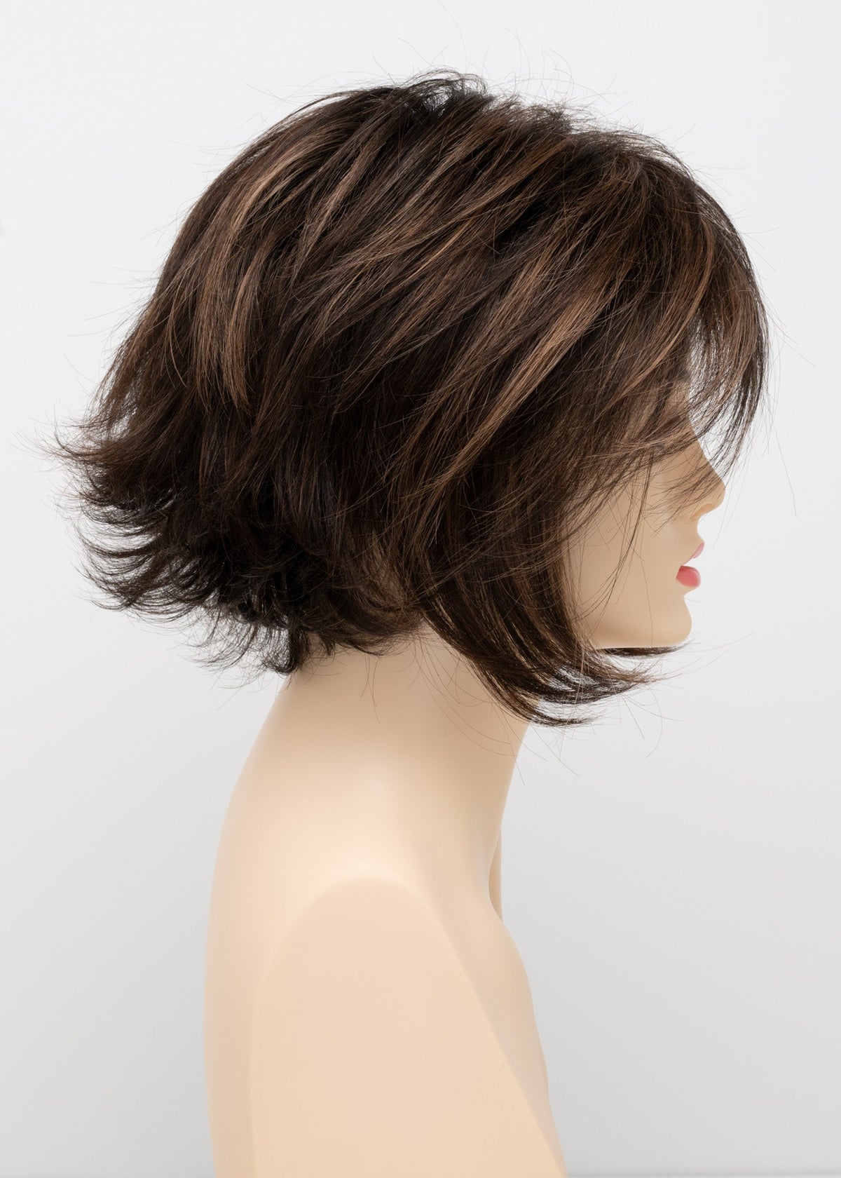 Angie | Envy | Lace Front Mono Top | Short/Medium Bob / Shag | Synthetic