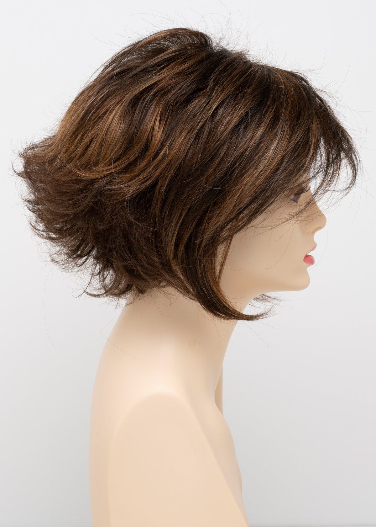 Angie | Envy | Lace Front Mono Top | Short/Medium Bob / Shag | Synthetic