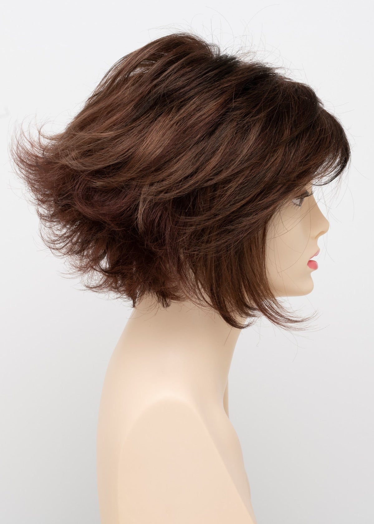 Angie | Envy | Lace Front Mono Top | Short/Medium Bob / Shag | Synthetic
