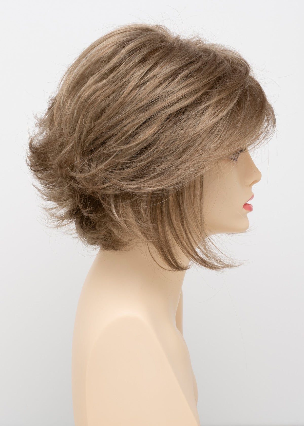 Angie | Envy | Lace Front Mono Top | Short/Medium Bob / Shag | Synthetic