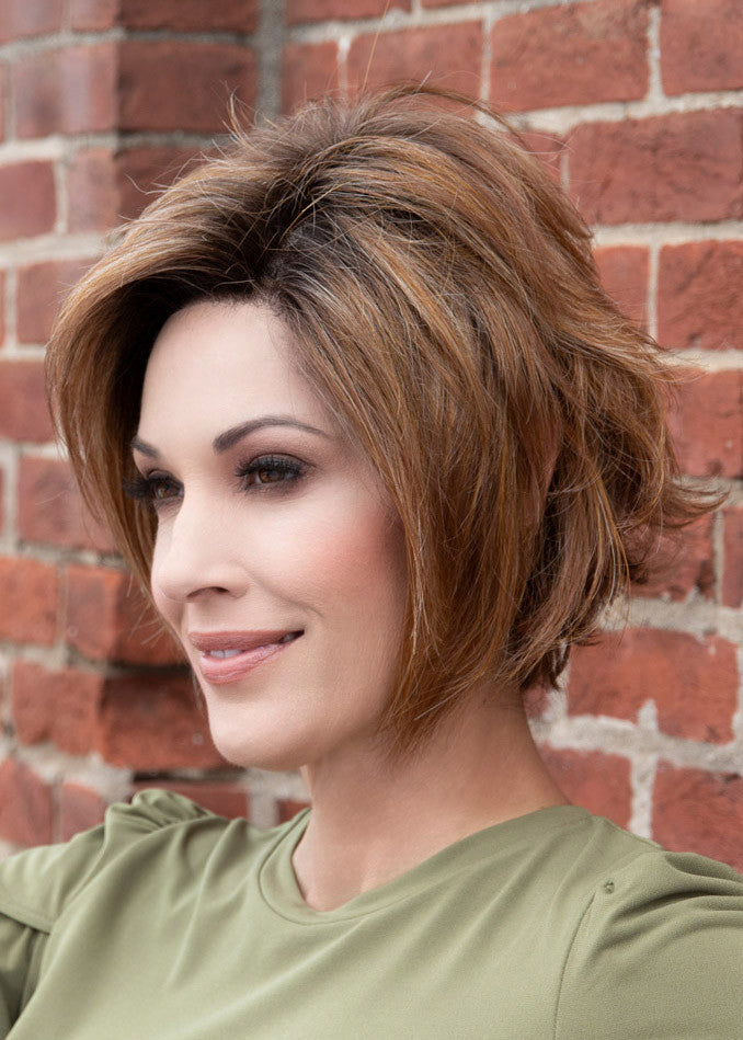 Envy Wigs Angie Lace front synthetic  toasted sesame -5