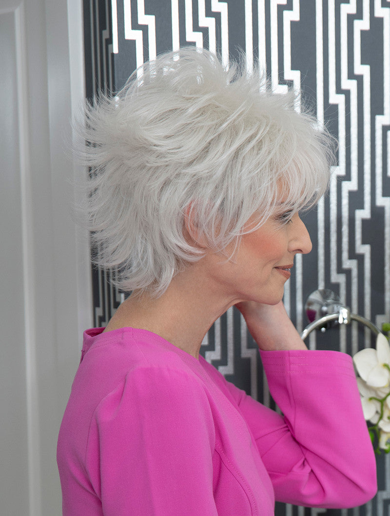 Aria - Envy Wigs - Front view light grey