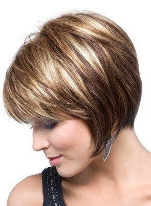 Audrey synthetic wig by Rene of Paris side view2