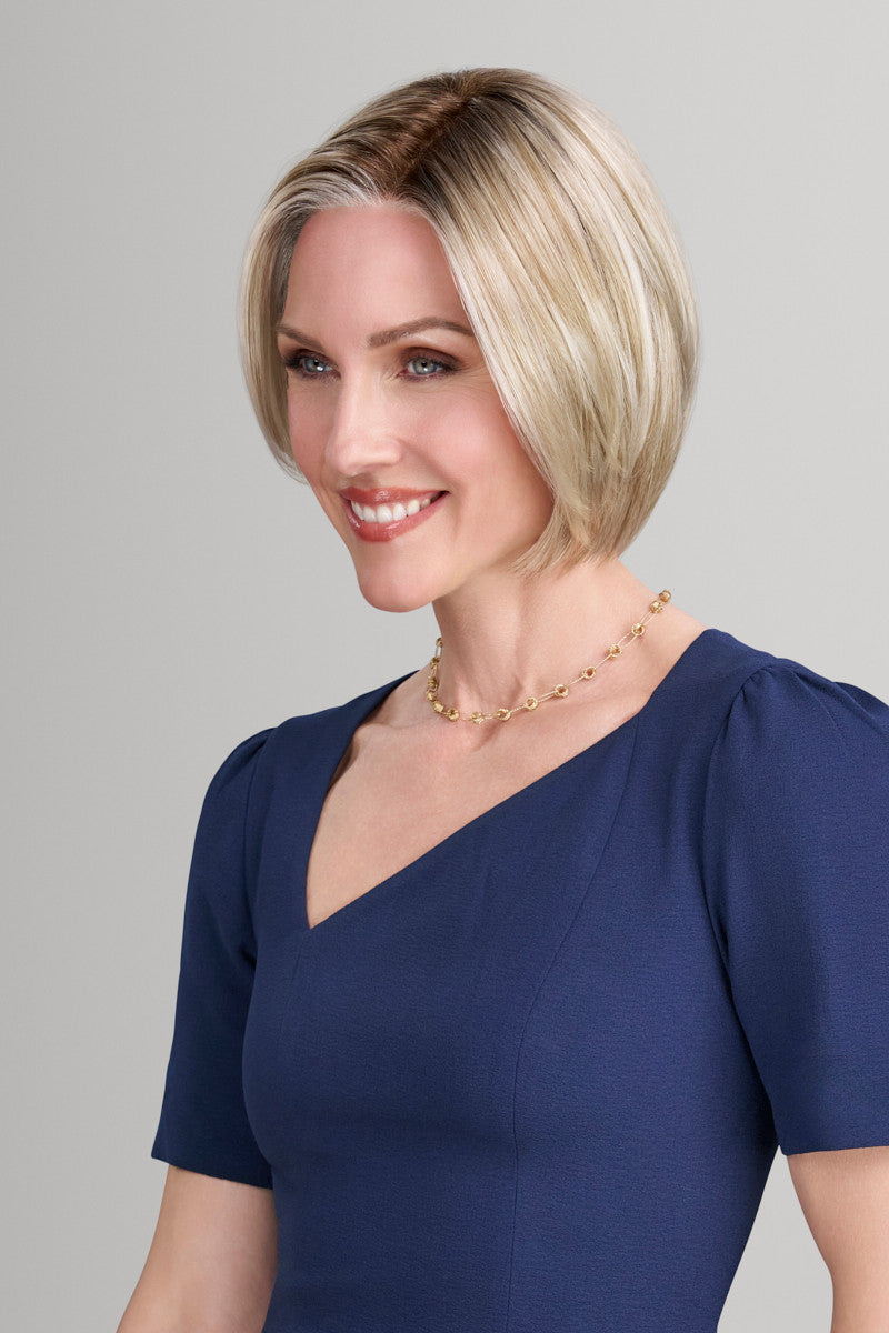 Ava Wig by Jon Renau - Lace Front Mono Hand Tied Bob Synthetic