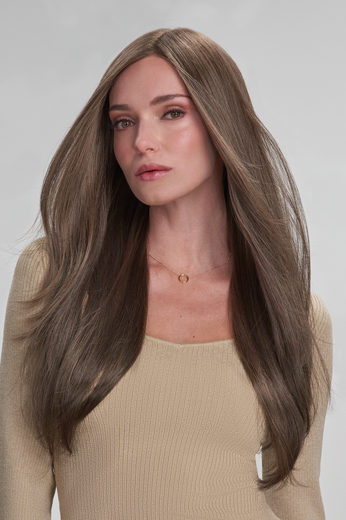 Avery | Jon Renau Smart Lace Wigs | Lace Front Monotop | color 8RH14 | front view
