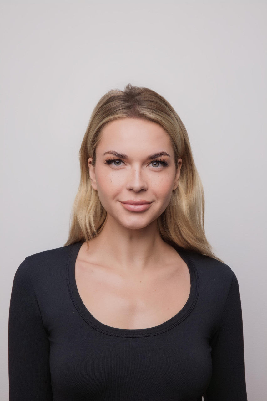 MEDIUM WAVY  Top Piece  Mono | Amore Wigs