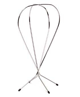 Chrome Wig Stand