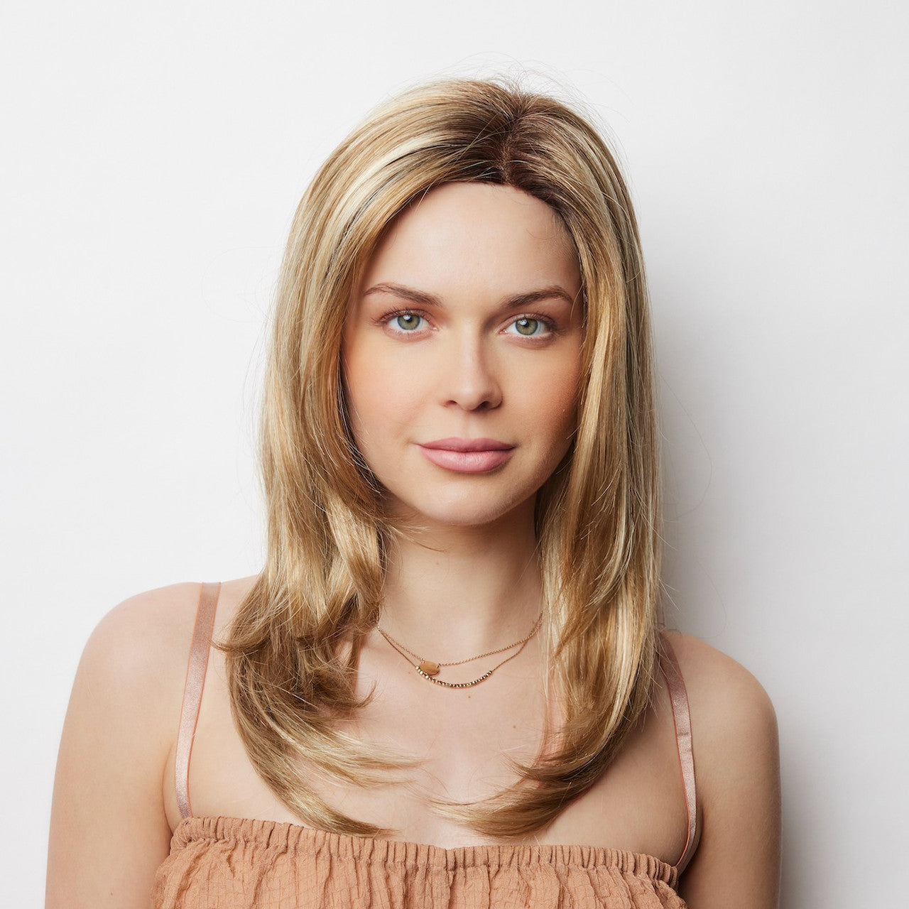 Amore Brandi Synthetic  Creamy Toffee front View 