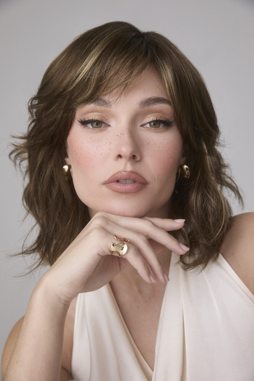 Braylen | Amore Wigs | Lace Front Monotop | Front view