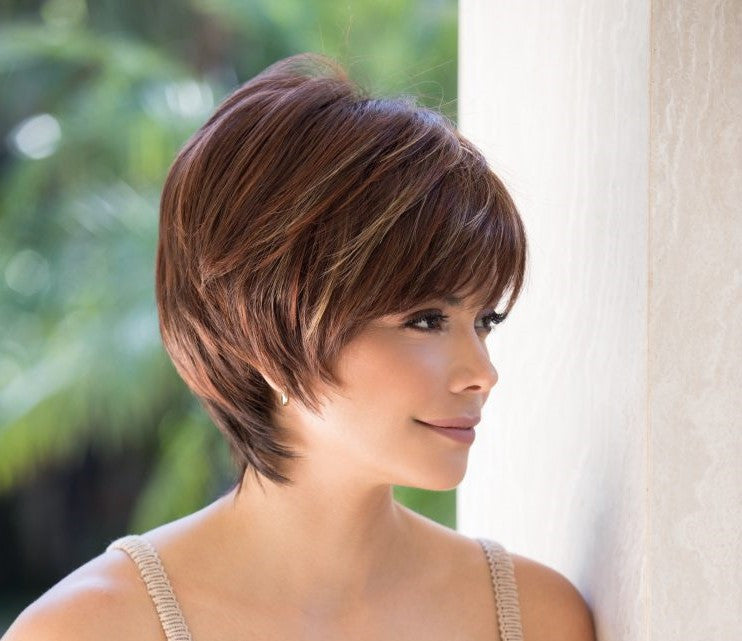 Brett | Noriko Wigs |  Classic Cap | side view