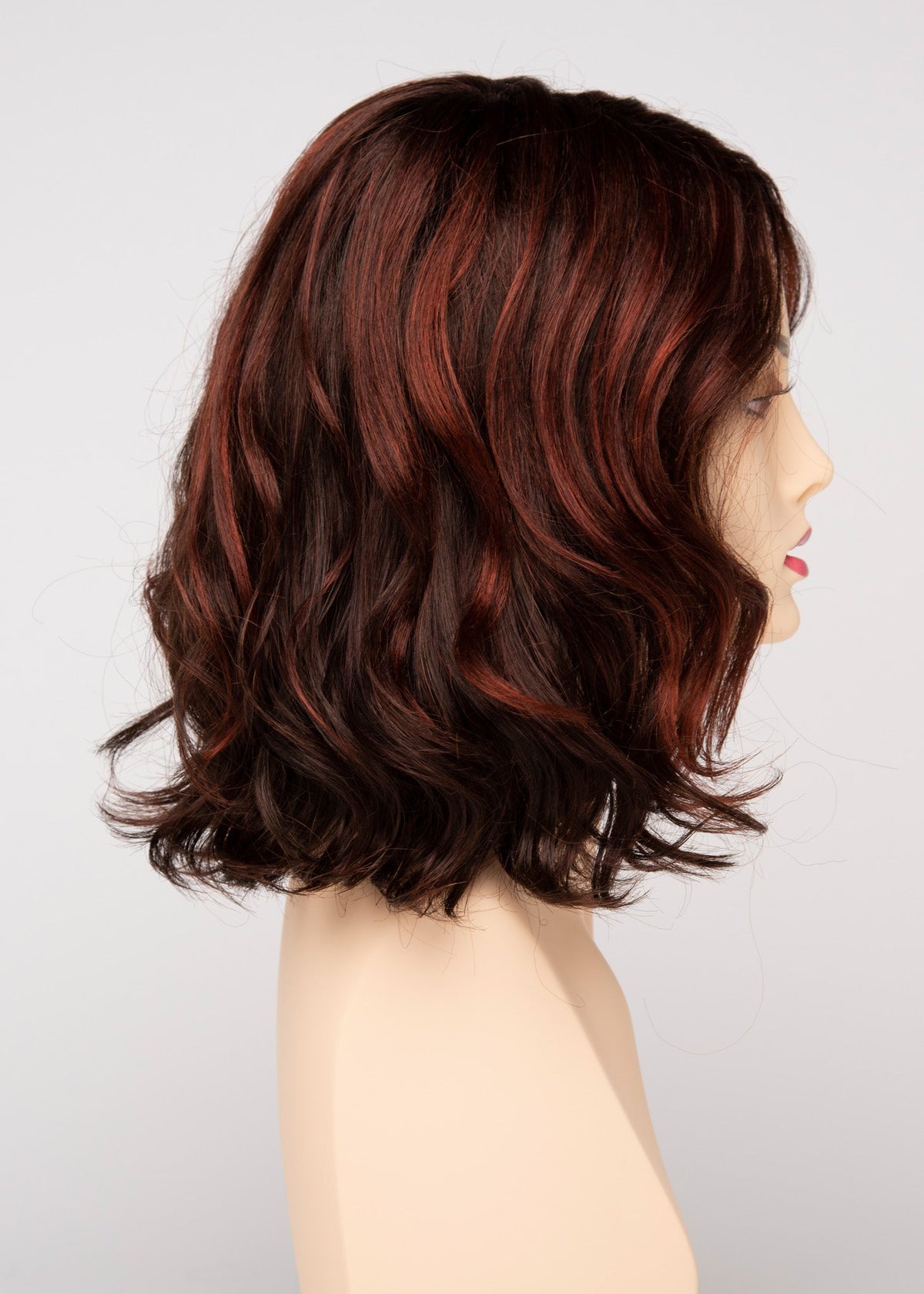 Brittaney | Envy | Lace Front Mono Top | Medium Layered Bob / Lob | Synthetic