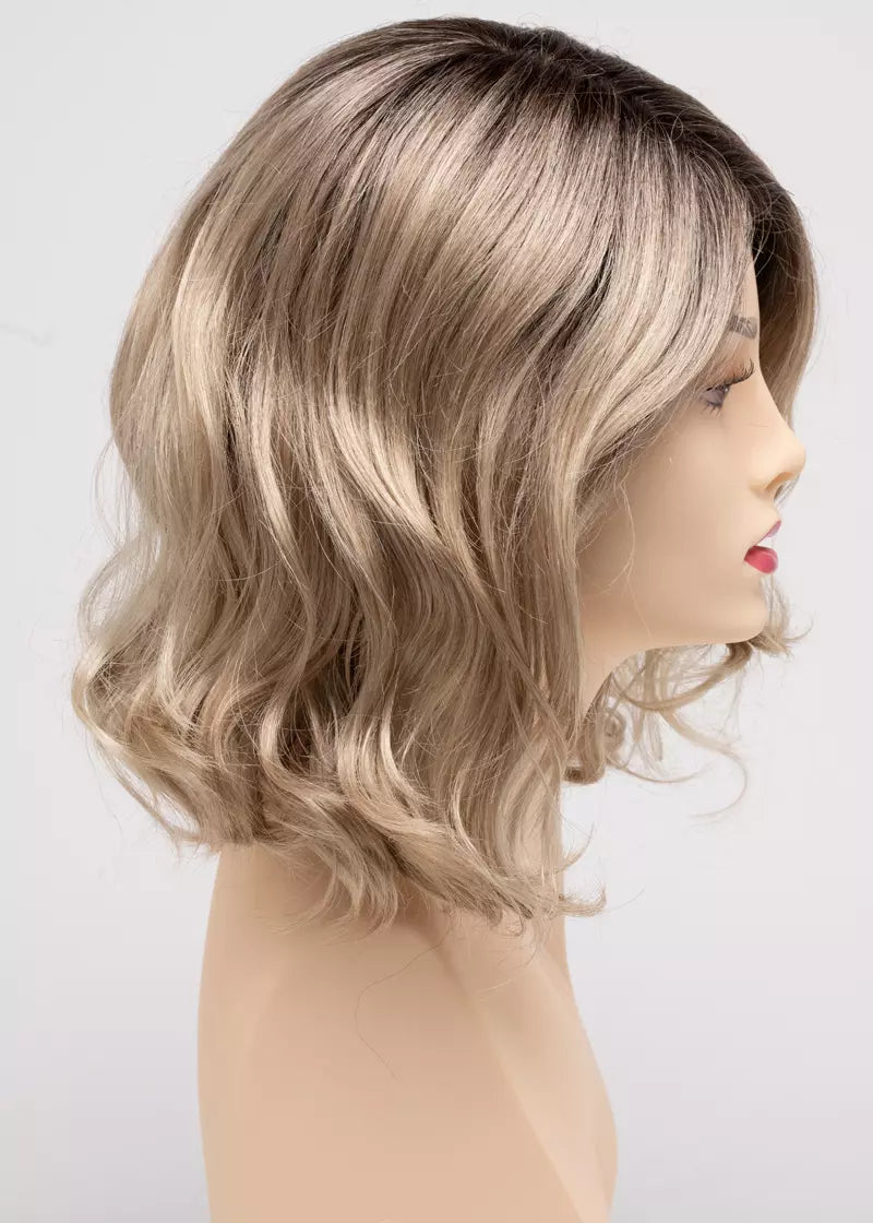 Brittaney | Envy | Lace Front Mono Top | Medium Layered Bob / Lob | Synthetic