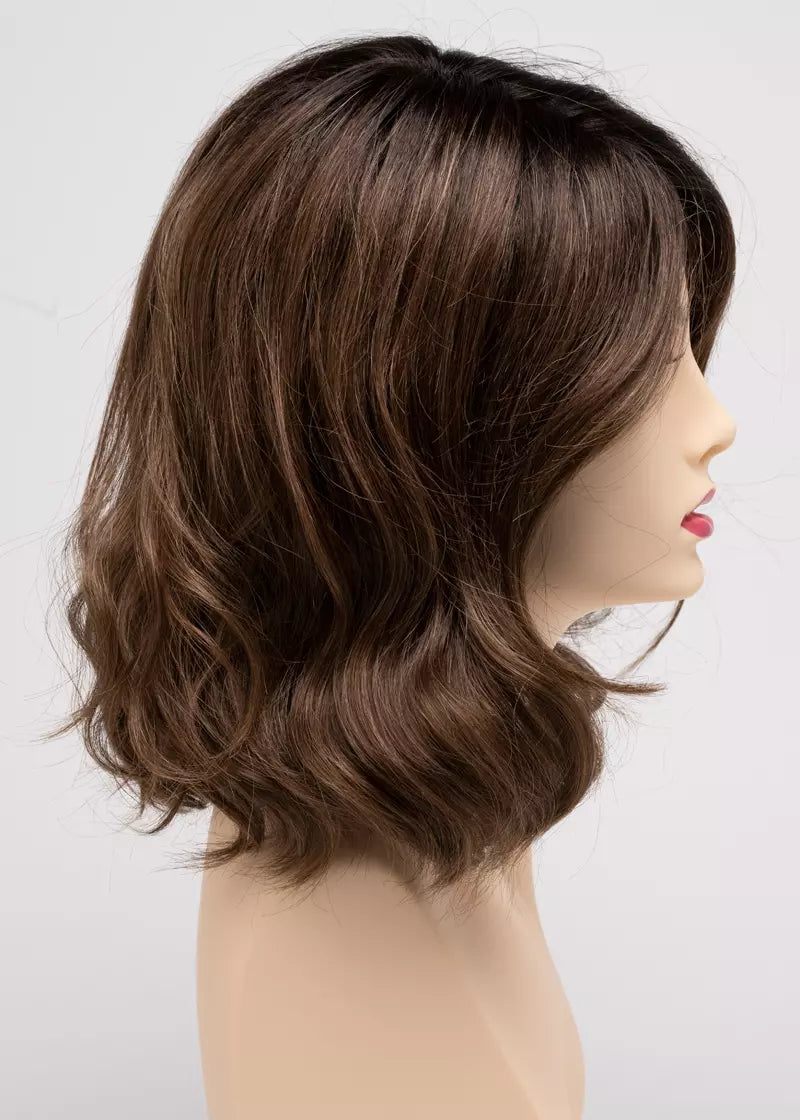 Brittaney | Envy | Lace Front Mono Top | Medium Layered Bob / Lob | Synthetic