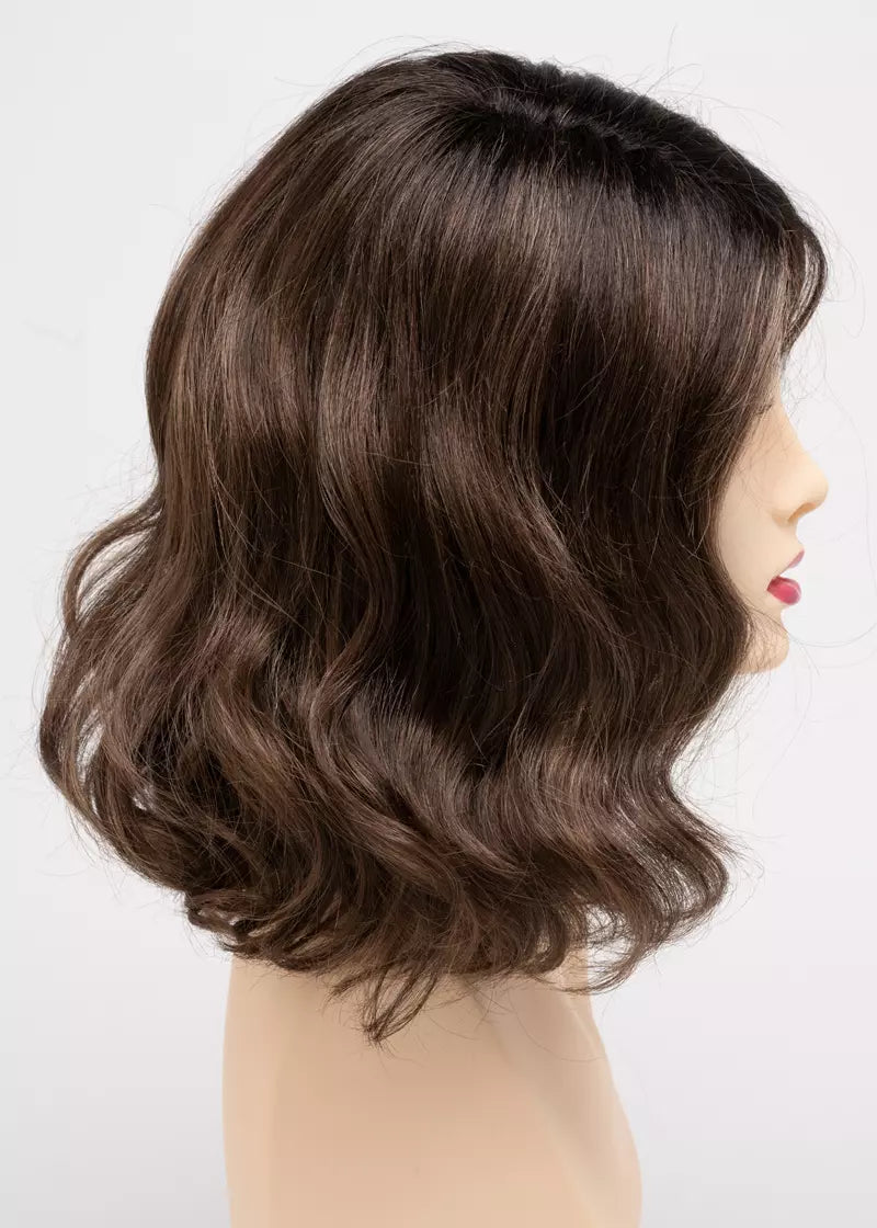 Brittaney | Envy | Lace Front Mono Top | Medium Layered Bob / Lob | Synthetic