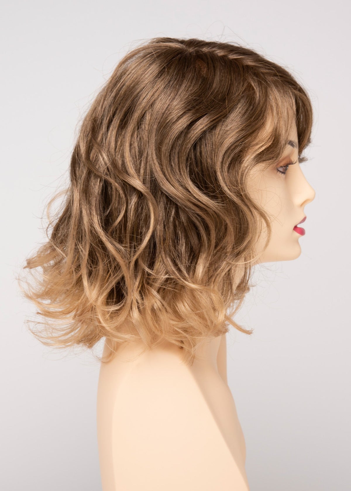 Brittaney | Envy | Lace Front Mono Top | Medium Layered Bob / Lob | Synthetic