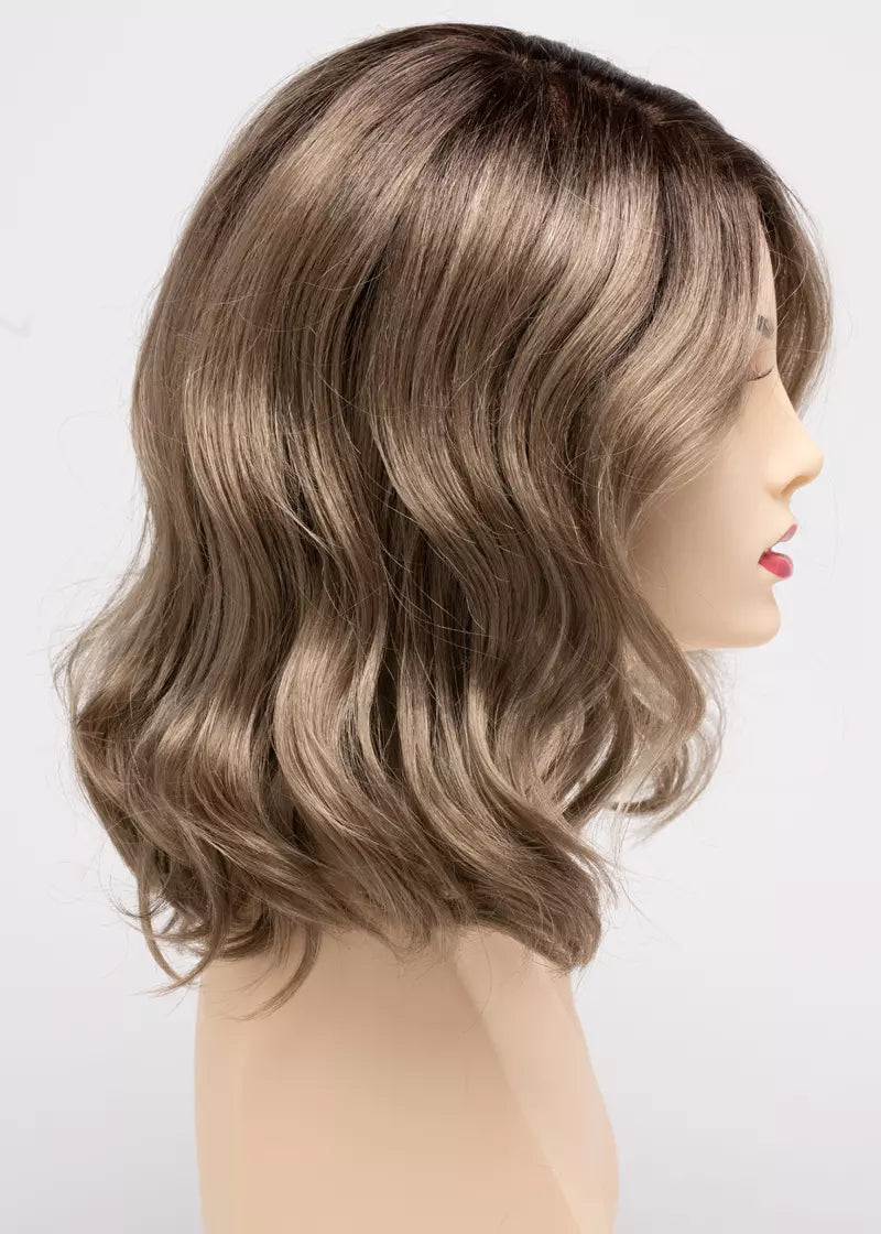 Brittaney | Envy | Lace Front Mono Top | Medium Layered Bob / Lob | Synthetic