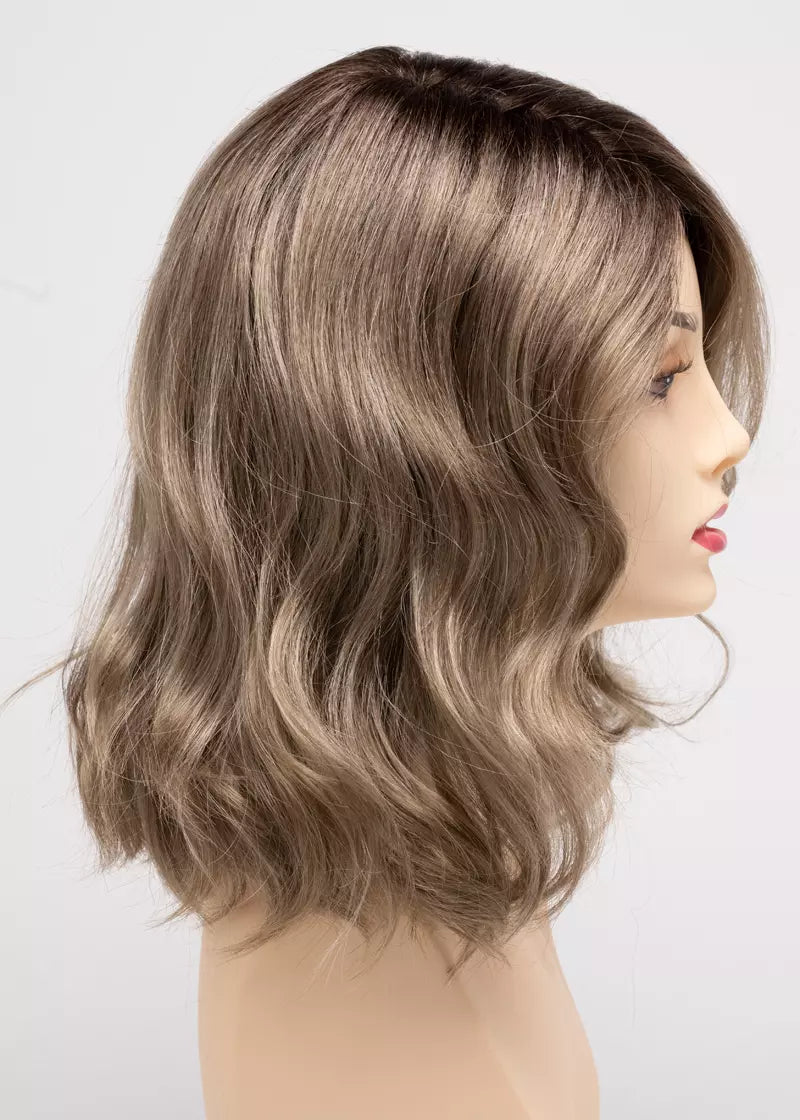 Brittaney | Envy | Lace Front Mono Top | Medium Layered Bob / Lob | Synthetic