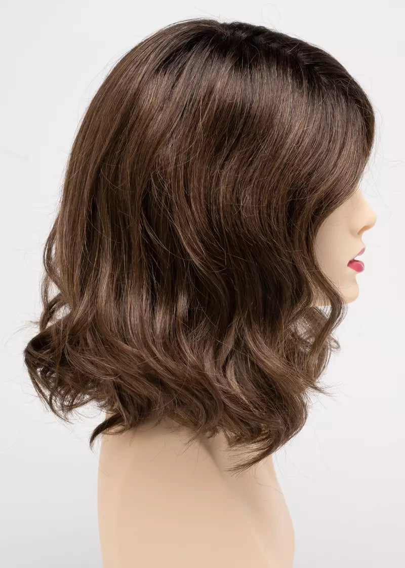 Brittaney | Envy | Lace Front Mono Top | Medium Layered Bob / Lob | Synthetic