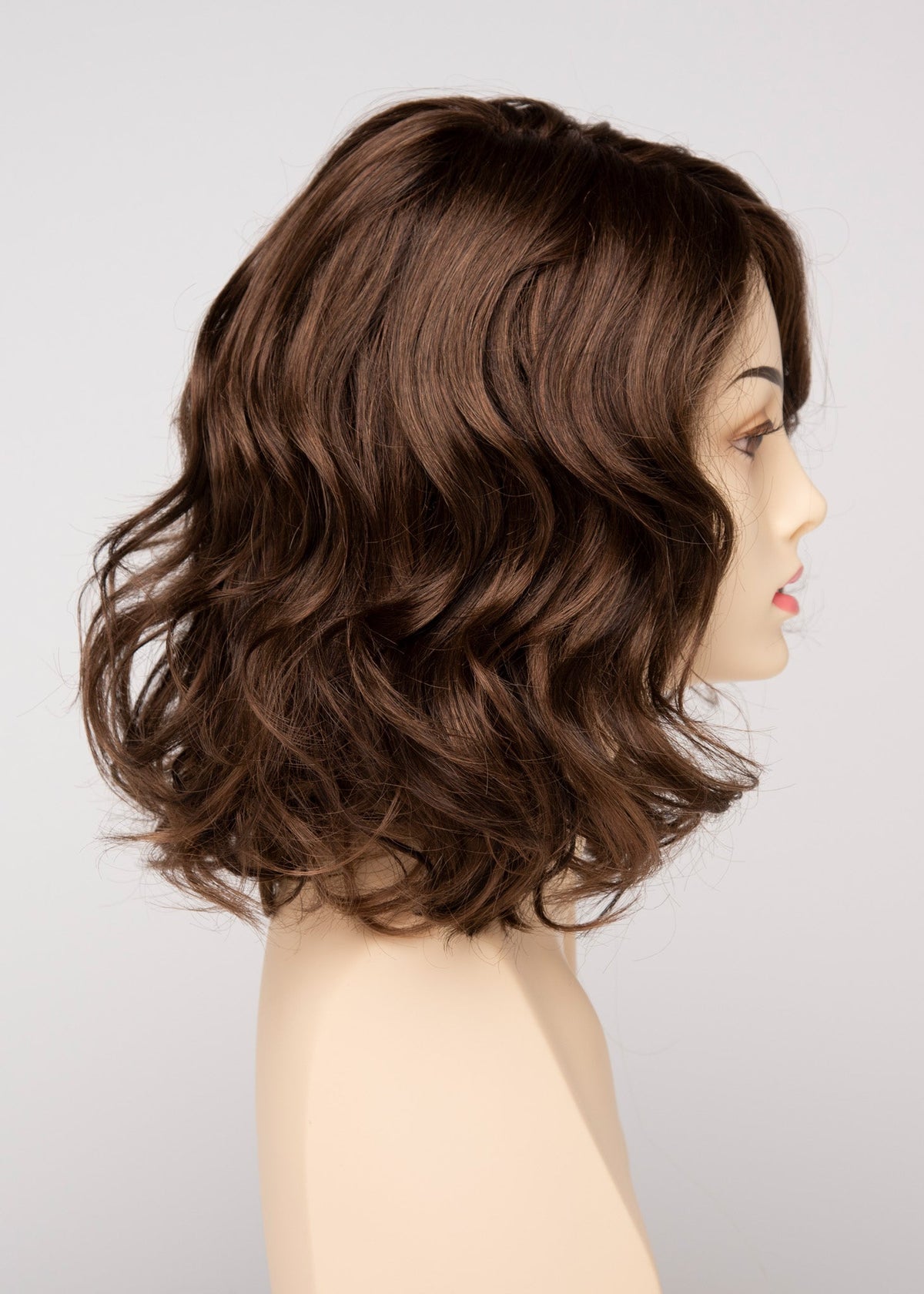 Brittaney | Envy | Lace Front Mono Top | Medium Layered Bob / Lob | Synthetic