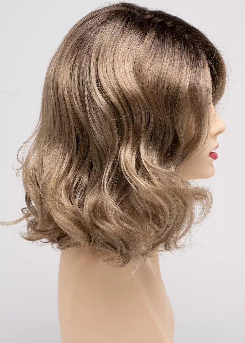 Brittaney | Envy | Lace Front Mono Top | Medium Layered Bob / Lob | Synthetic