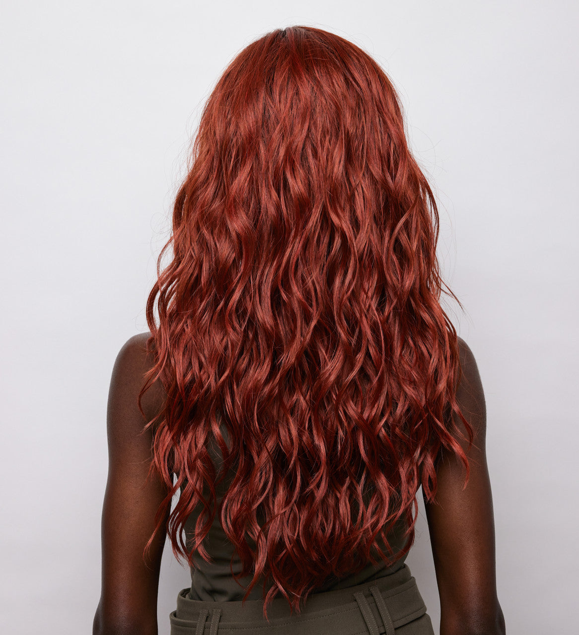 Brooklyn |  Alexander Couture Wig Collection | Back View | Henna Red R
