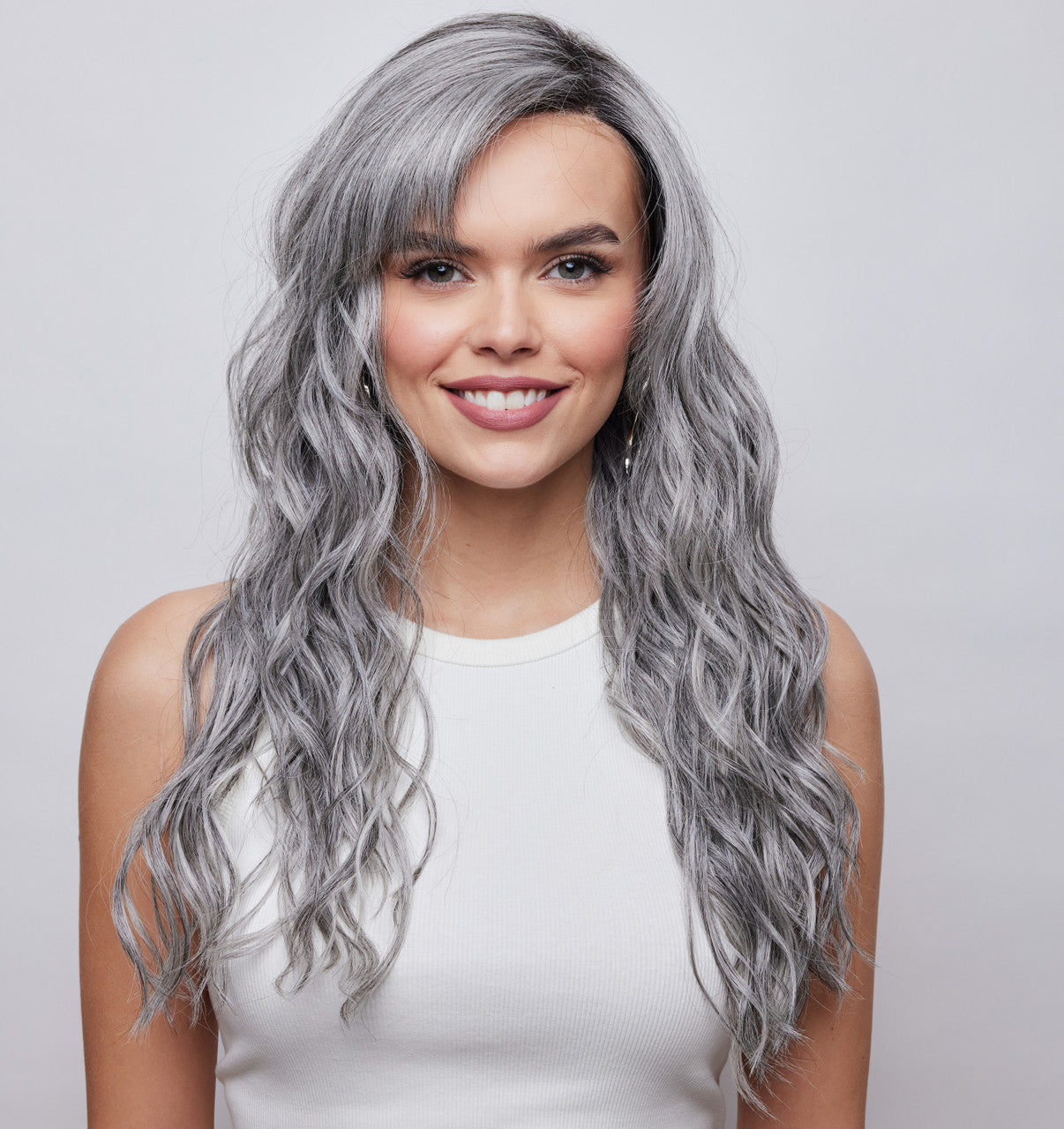 Brooklyn |  Alexander Couture Wig Collection | Front View | 
Salt & Pepper MR