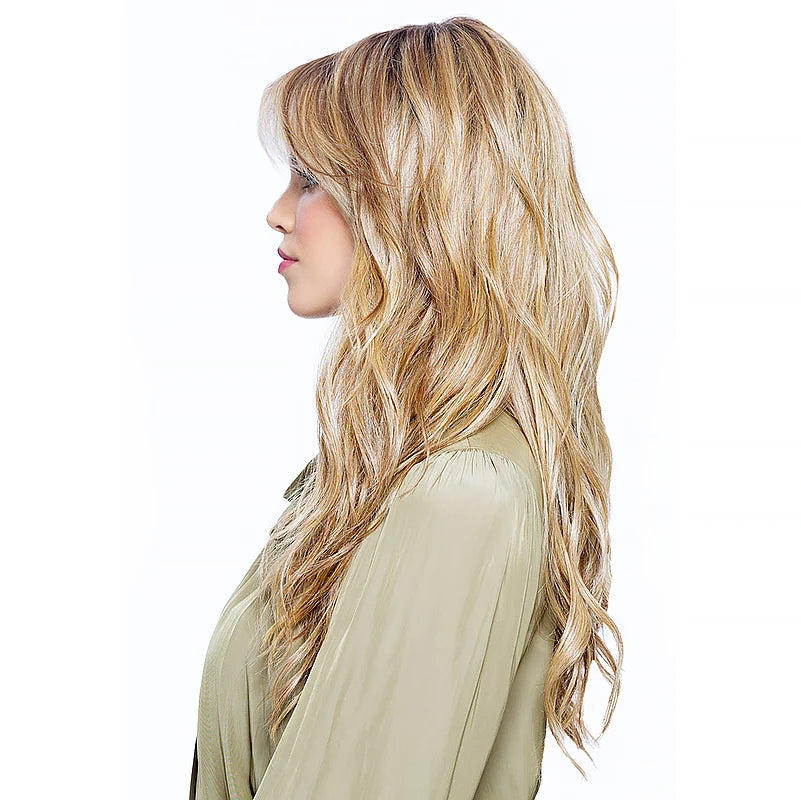 California Beach Waves Wig by TressAllure - Lace Front Mono Top Heat-Friendly