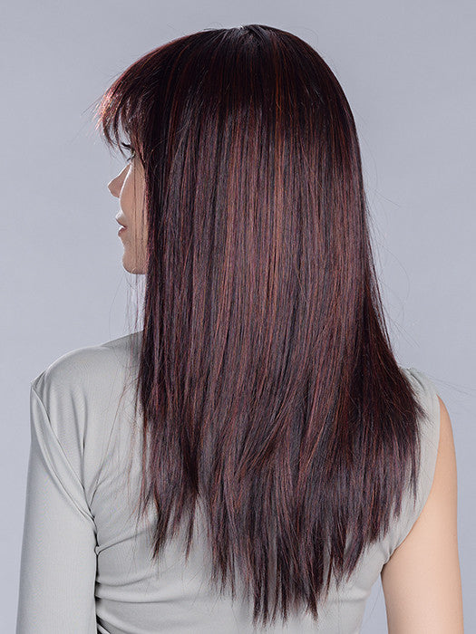 CHER by ELLEN WILLE in AUBERGINE MIX 131.133.132 | Deep Wine Red and Red Violet with Granat Red Blend | back View 1