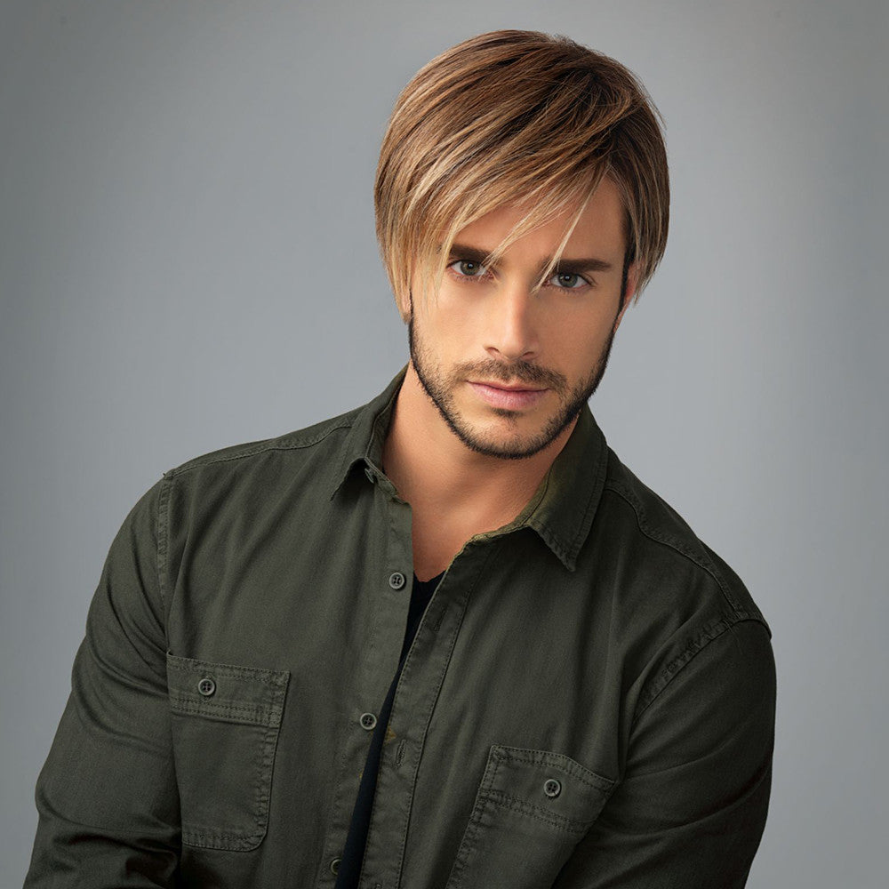 Chiseled HairUWear Him Wigs Front View