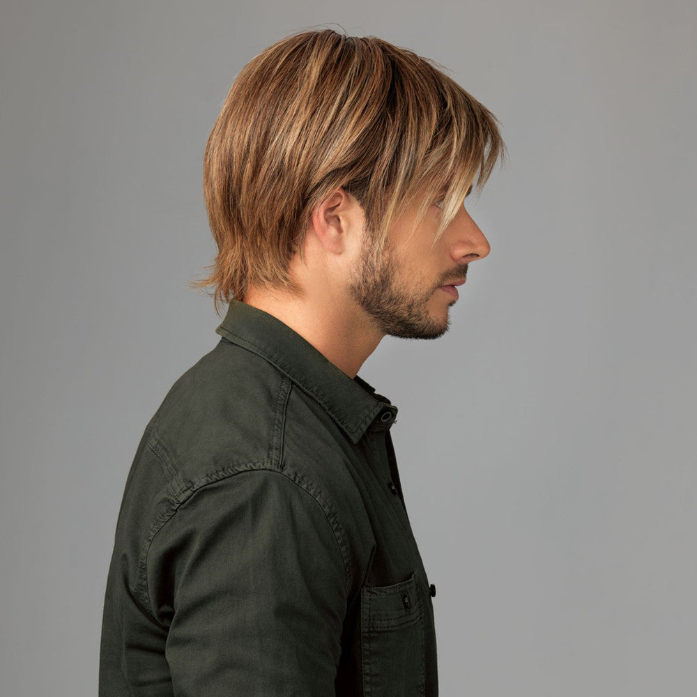 Chiseled HairUWear Him Wigs Side View