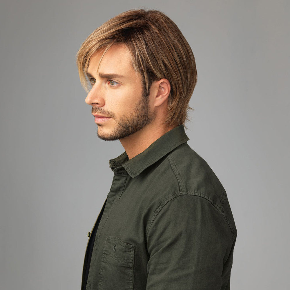 Chiseled HairUWear Him Wigs Side View