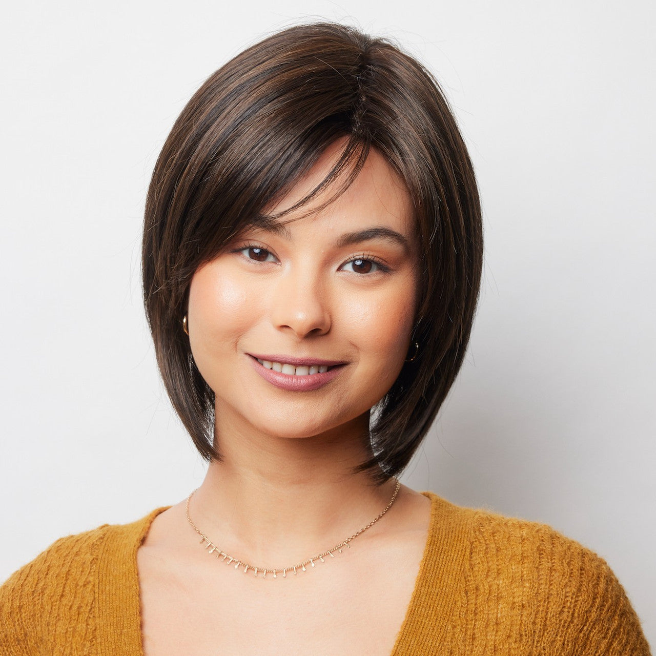 Codi XO Amore Wigs Front View | Dark Chocolate