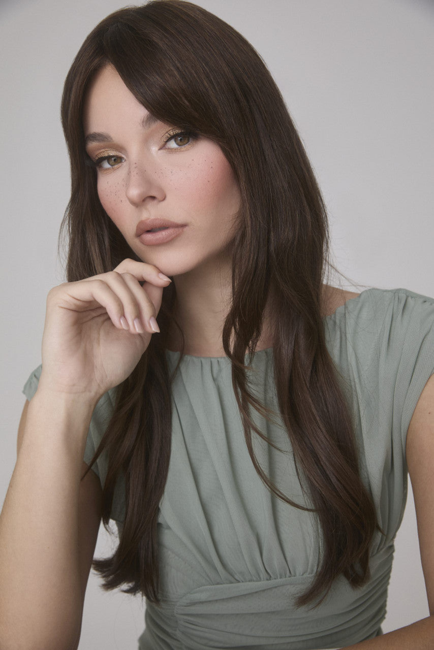 Diamond Top Piece | Amore | Monofilament | Average | Color | Human Hair Topper