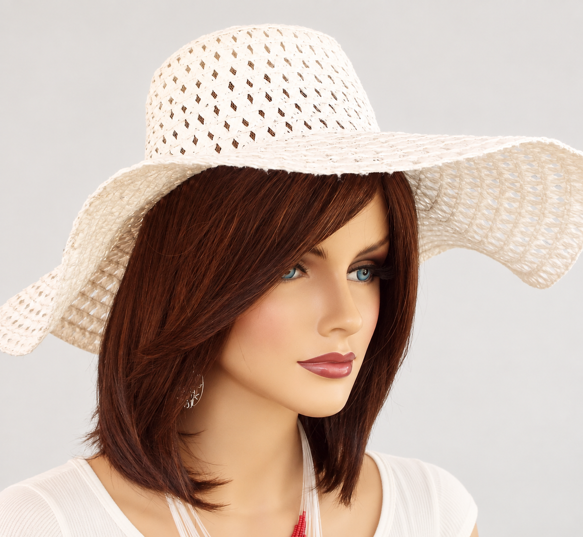 Samantha Wig by Amore - Double Mono Synthetic Ginger Brown