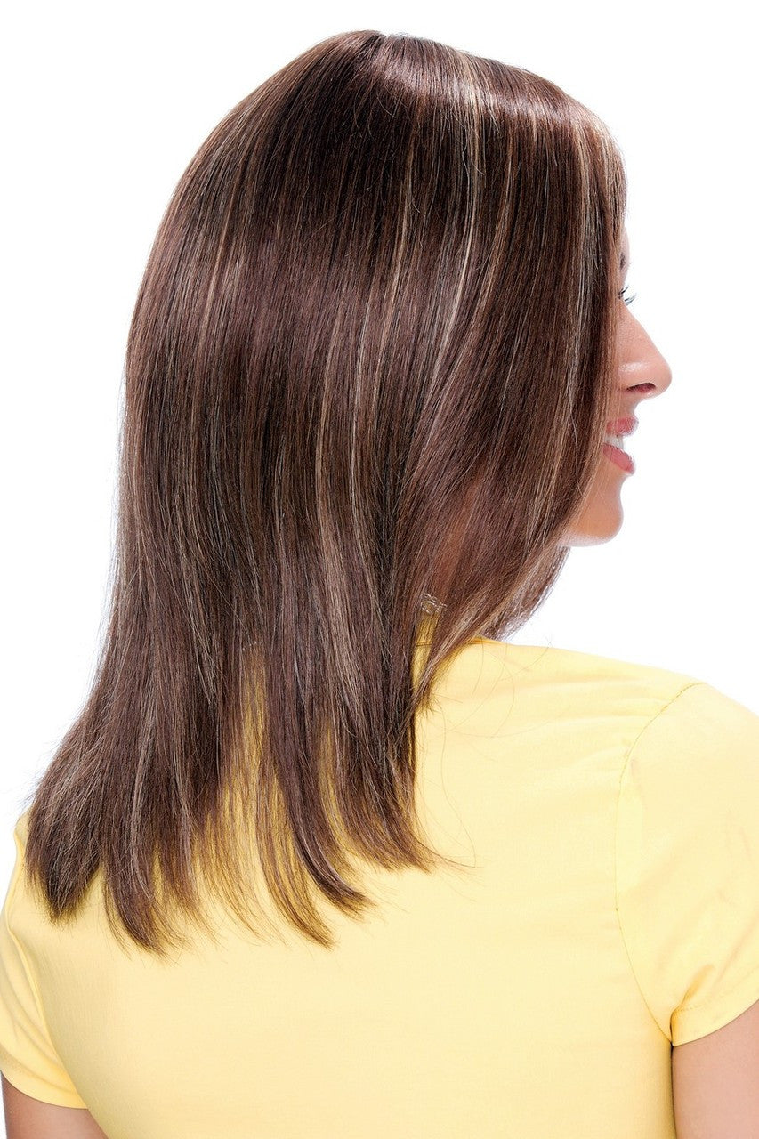 Estetica hair dynasty human hair wigs Celine_Front Lace Line_Side view