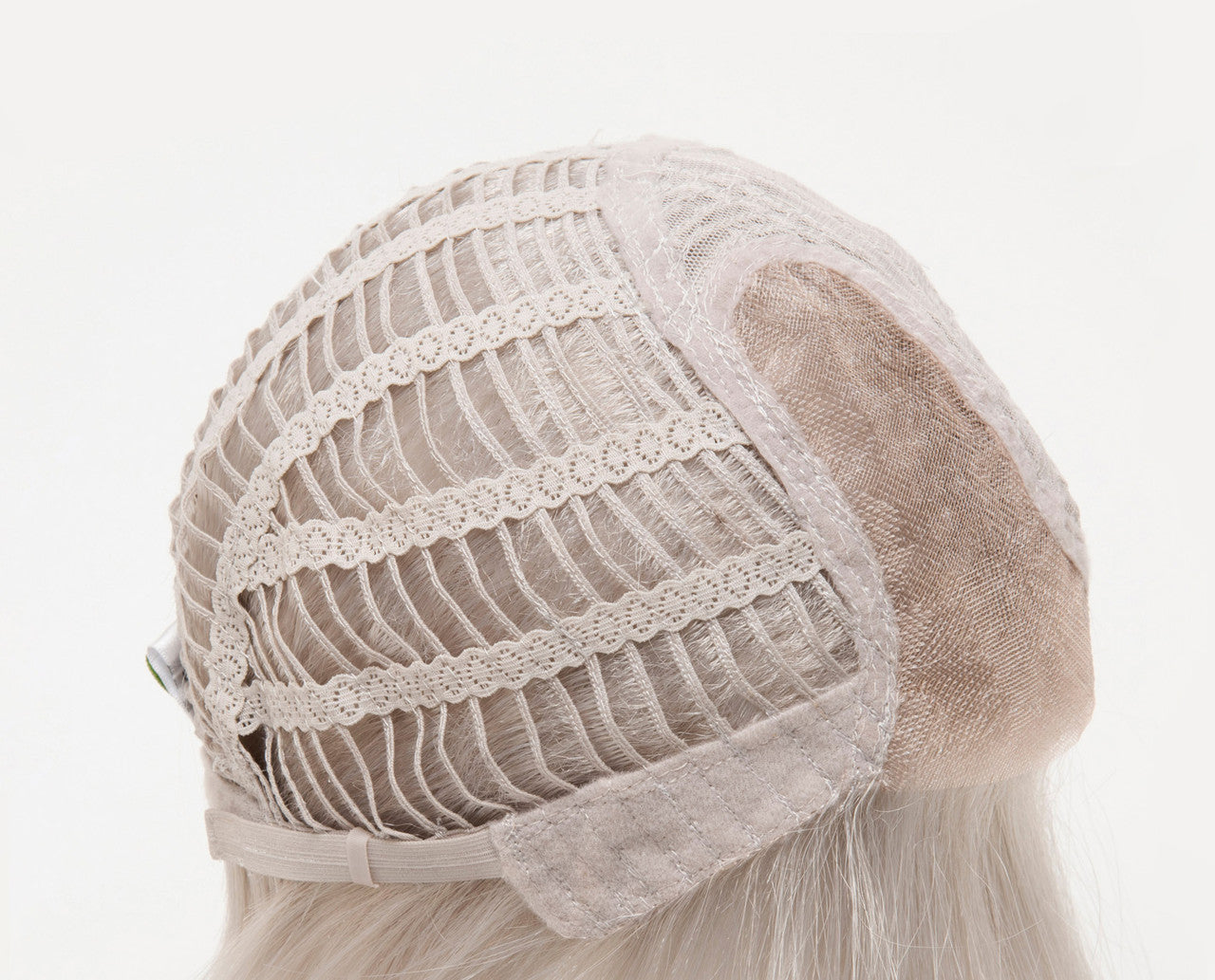 Eve - Envy Wigs - mono top lace front - front  Saffron spice  cap view