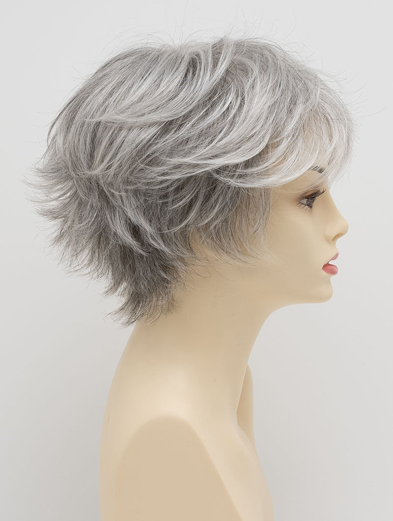Flame | Envy | Open Top Mono Crown | Short Pixie | Human Hair Blend
